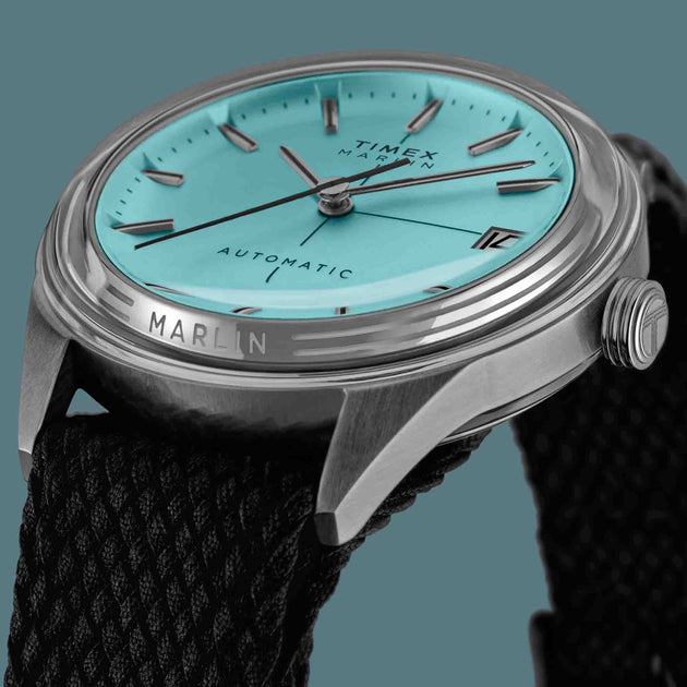Timex Marlin Jet Automatic 38mm Teal | Watches.com