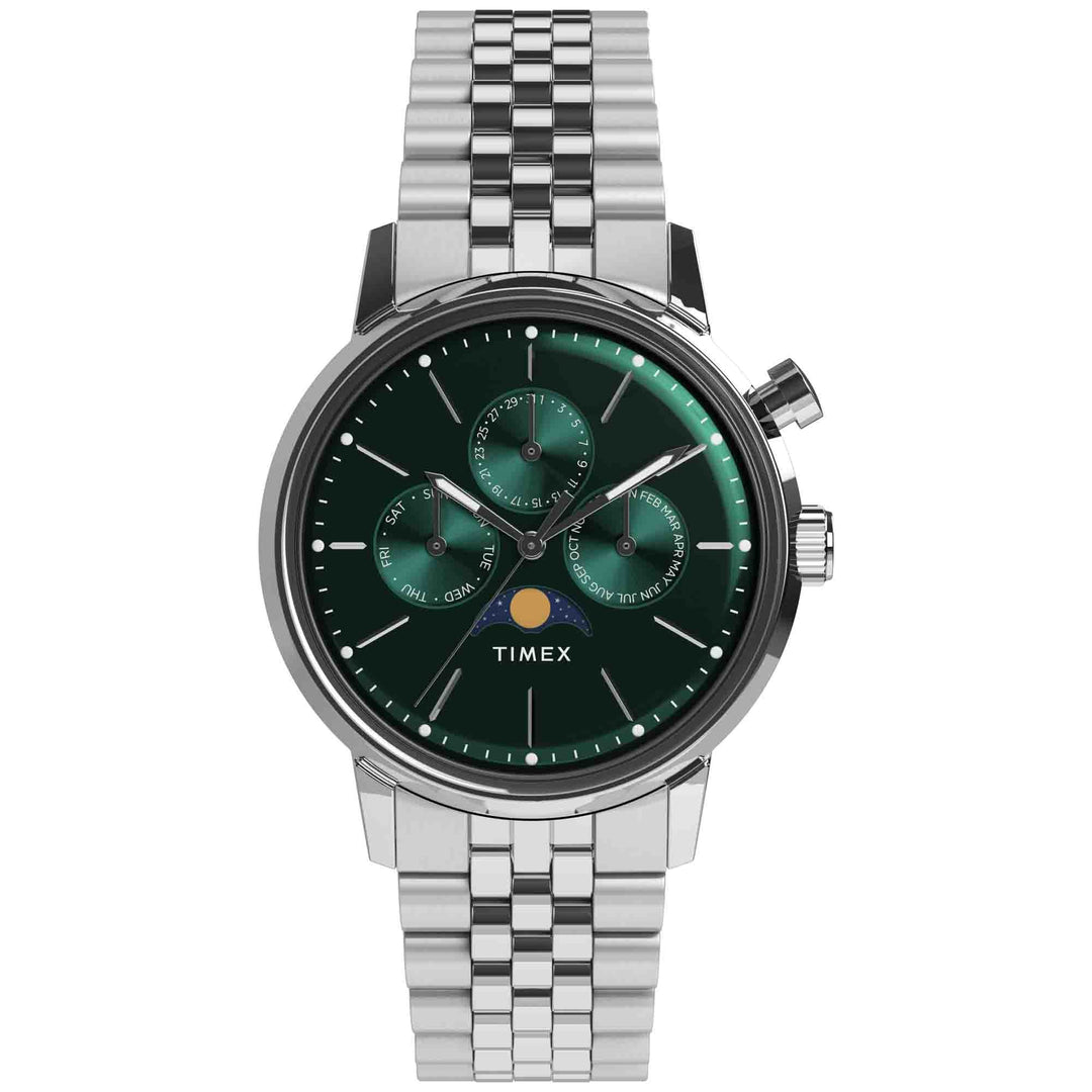 まりりん　OW M Timex Marlin Moon Phase Multifunction 40mm Green | Watches.com