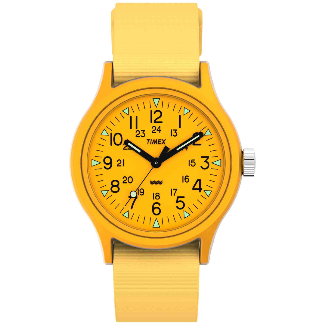 Timex MK1 Resin 36mm Yellow | Watches.com
