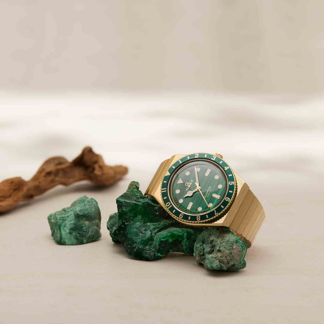 Timex Q 36mm Malachite | Watches.com