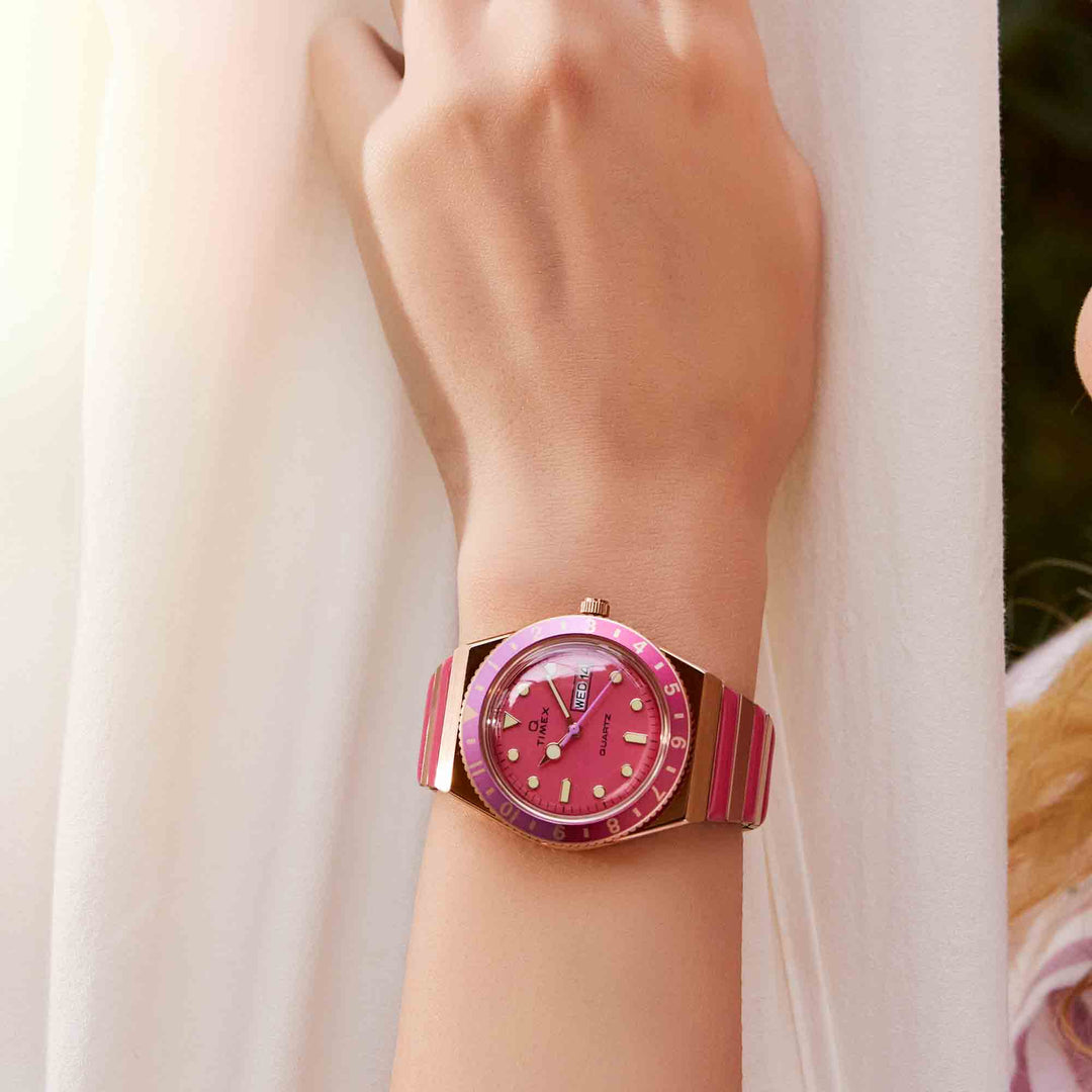 Timex Q 36mm Rose Gold Pink | Watches.com