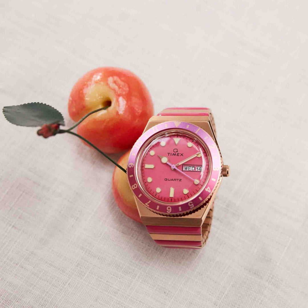 Timex Q 36mm Rose Gold Pink | Watches.com