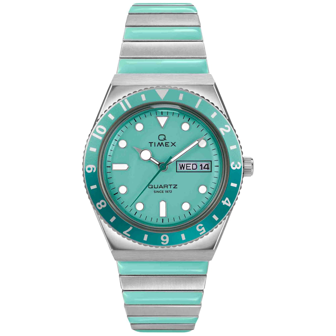 時計 TIMEX Q Timex Q 36mm Teal SS | Watches.com