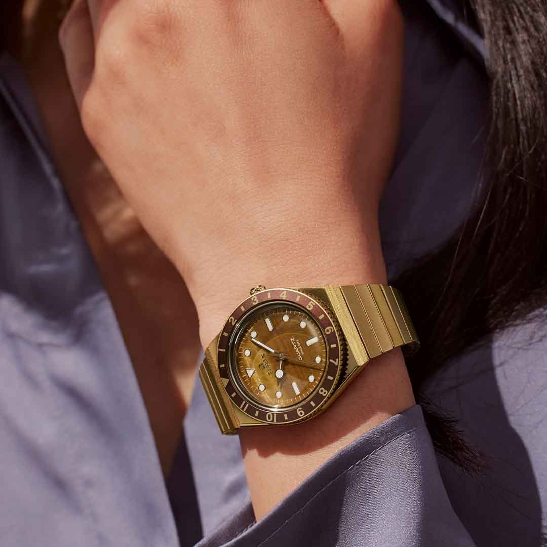 Timex Q 36mm Tiger's Eye | Watches.com