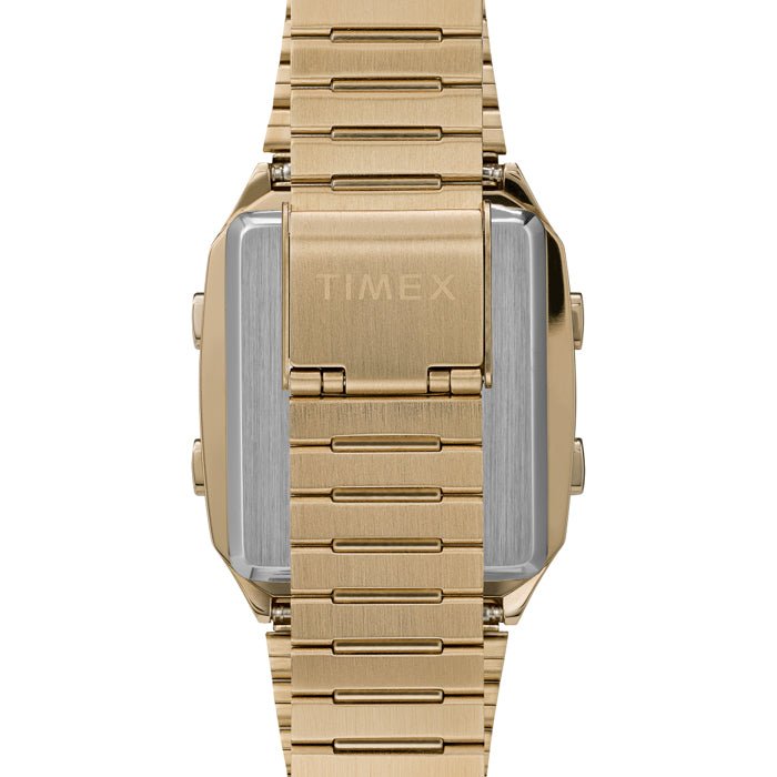 Timex Q LCA Reissue Digital 33mm Gold | Watches.com