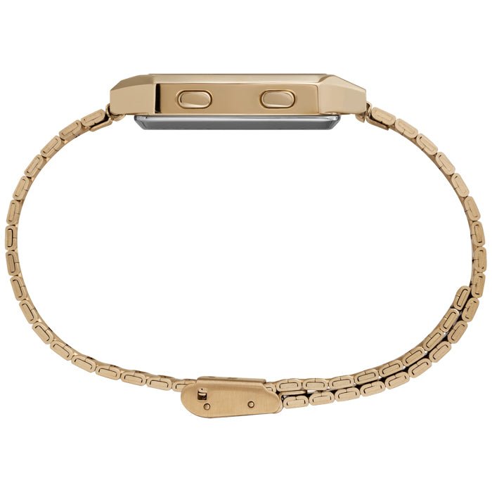 Timex Q LCA Reissue Digital 33mm Gold | Watches.com