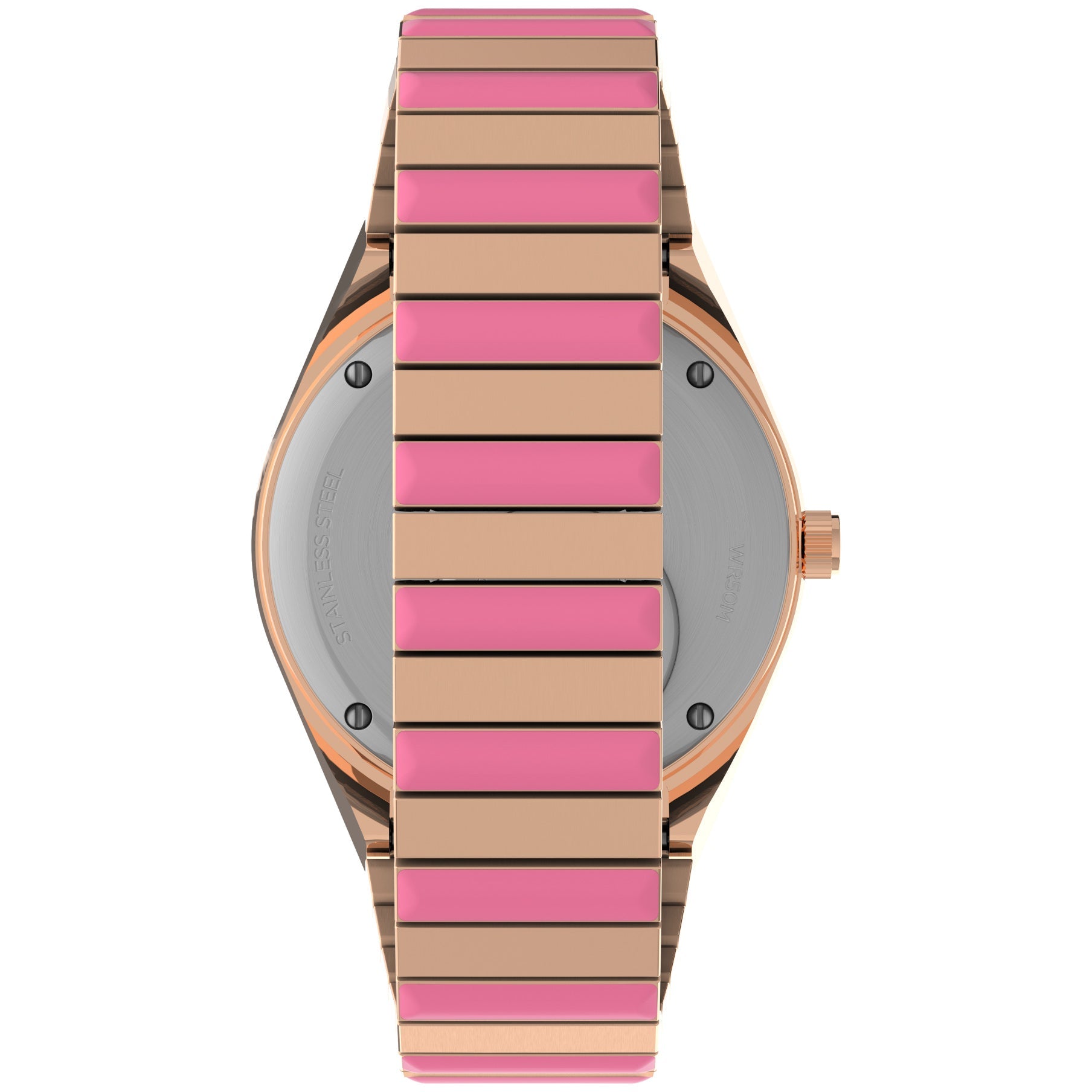Timex Q x BCRF 36mm Pink SS | Watches.com