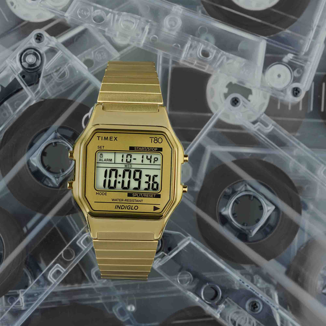 Timex T80 34mm Gold SS | Watches.com