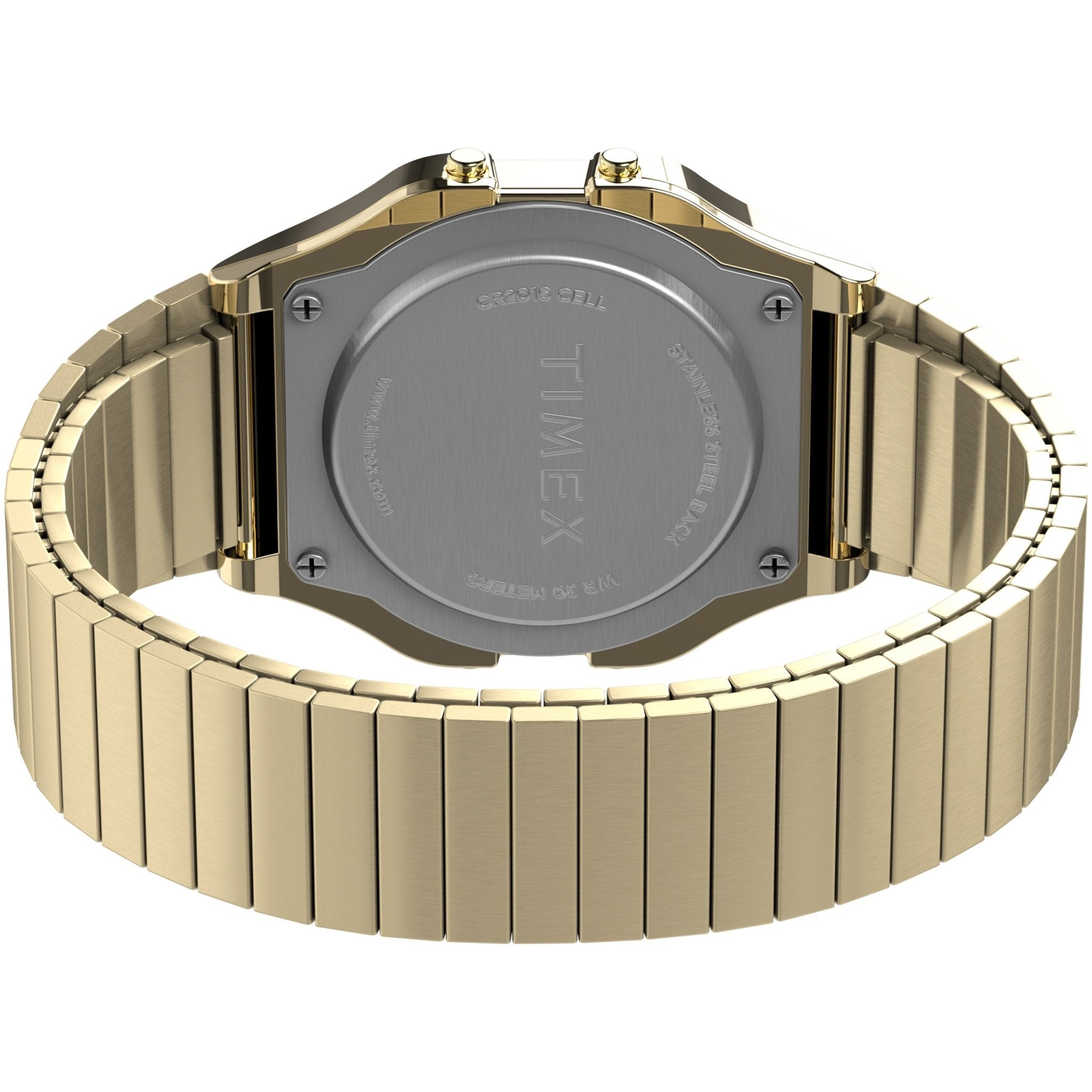 Timex T80 Digital Gold SS Expansion Band | Watches.com