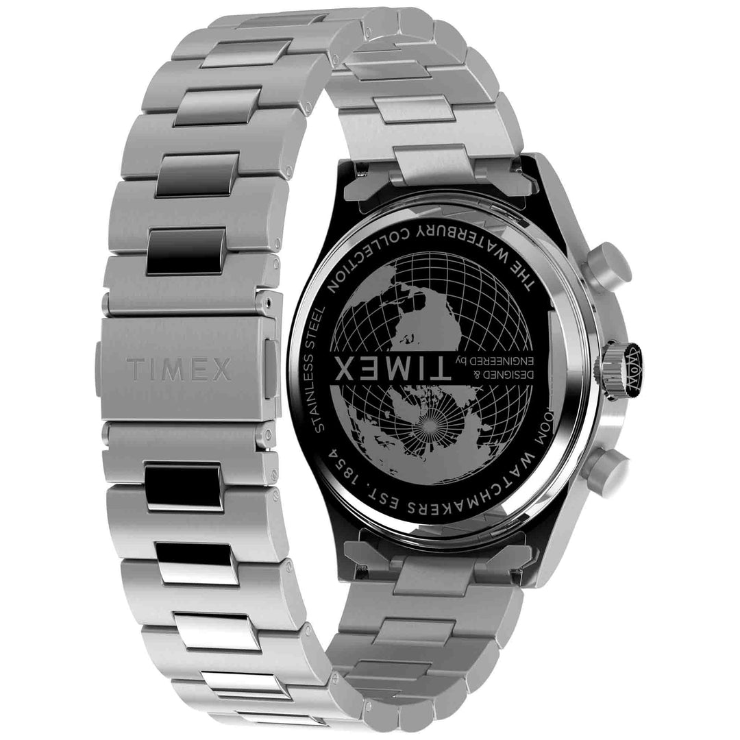 Timex Waterbury Traditional Fly Back Chrono 43mm Black SS