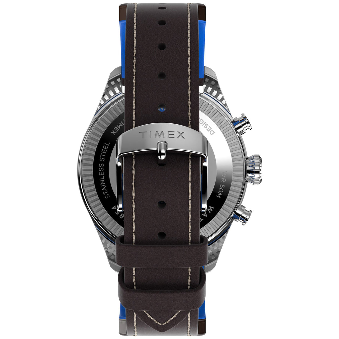 Timex x Pan Am Chronograph 42mm Blue | Watches.com