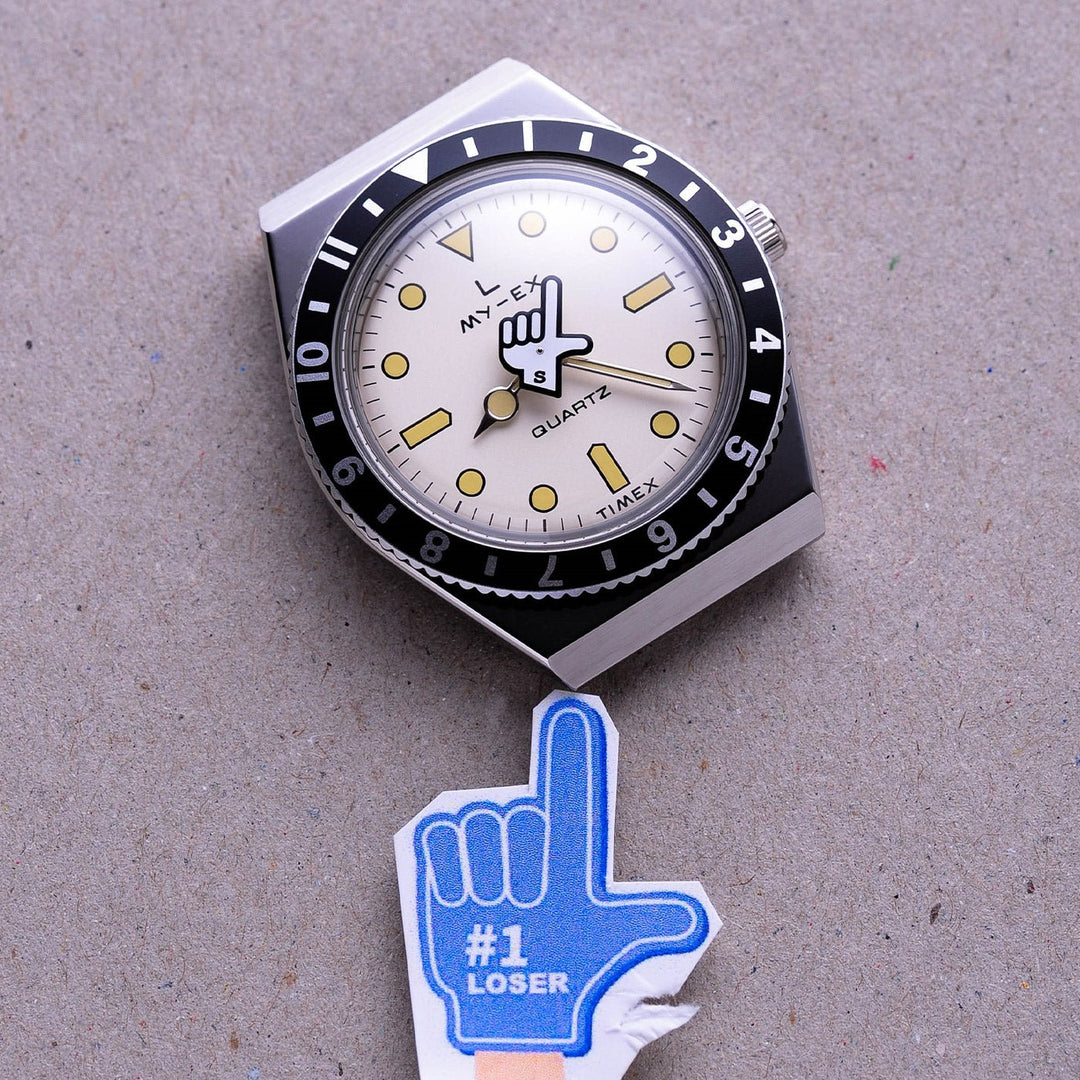 Timex Q 38mm seconde/seconde/ Loser Silver SS | Watches.com