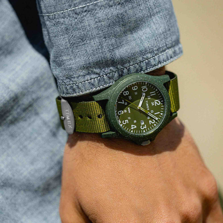 Timex Reclaim Ocean 40mm rPET Green