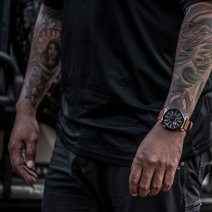 Dango TK-01 Trek Whiskey Brown angled shot picture