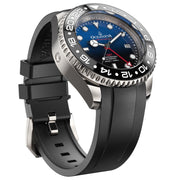 Oceaneva 6000m GMT Deep Marine Explorer VI Grade 5 Titanium Automatic Blue Black