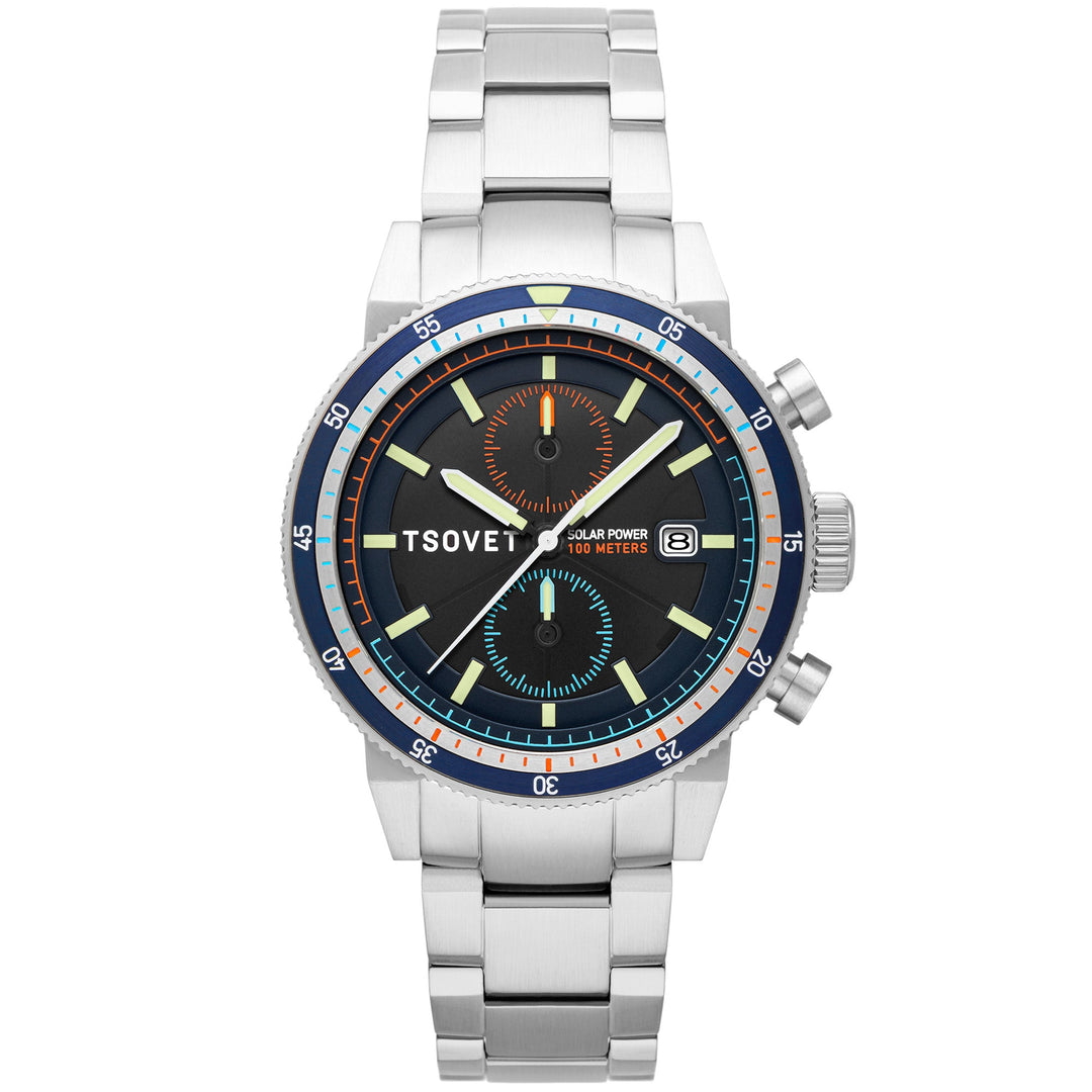 Tsovet SLR FW42 Solar Power Chronograph Blue – Watches.com