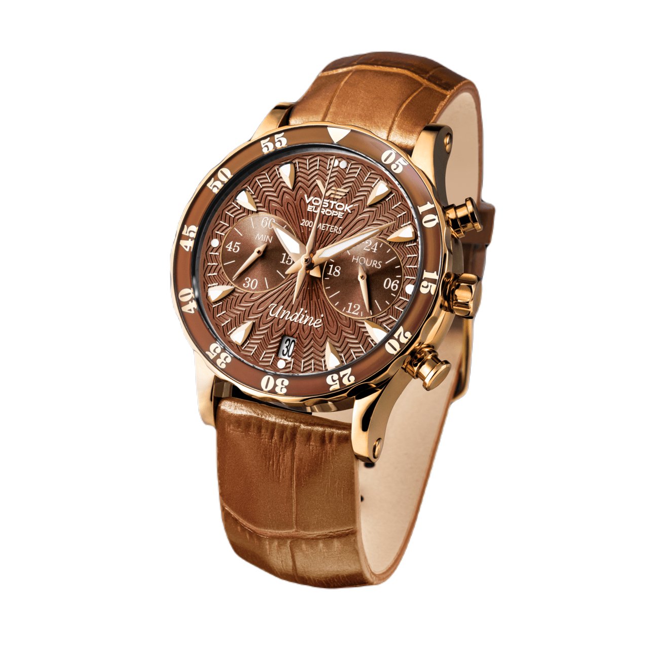 Vostok Europe Undine Chronograph Brown | Watches.com