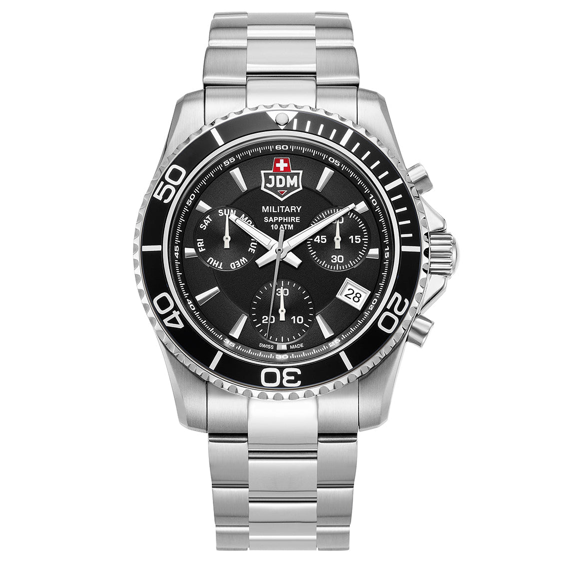 JDM Military Sierra Chronograph Black – Watches.com display picture 1