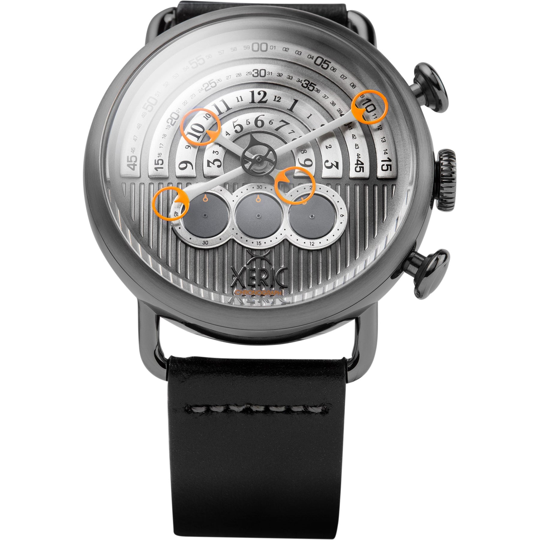 Xeric Halograph Chrono Sapphire Gunmetal Orange | Watches.com