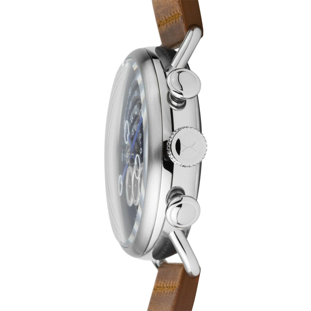 Xeric Halograph Chrono Sapphire Silver Navy | Watches.com