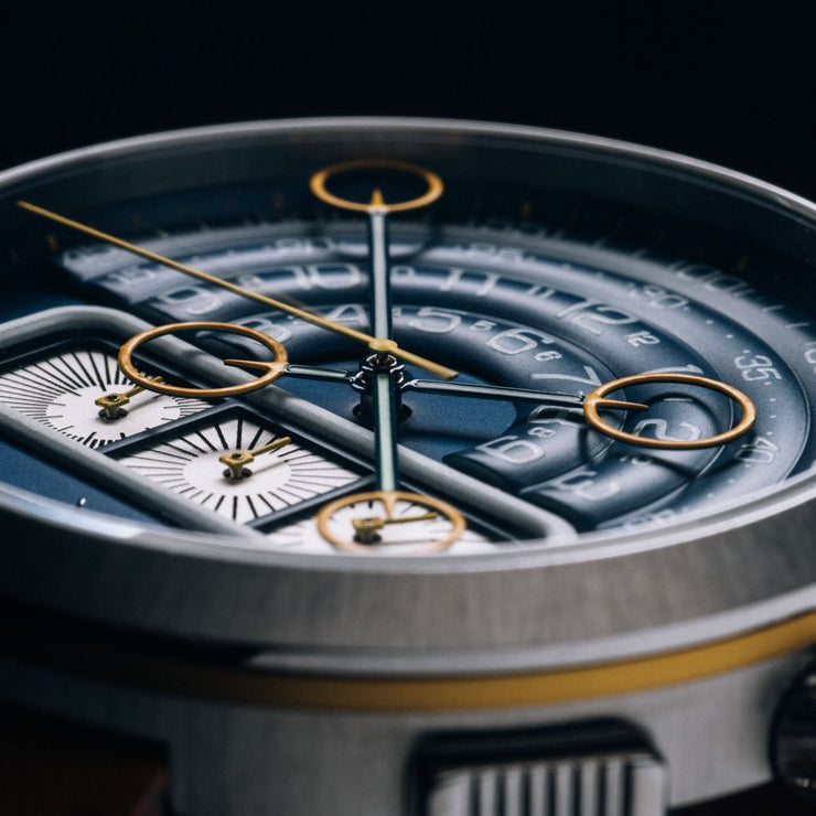 Xeric Types Xeric Halograph II Chrono Blue Tan | Xeric.com – Watches.com