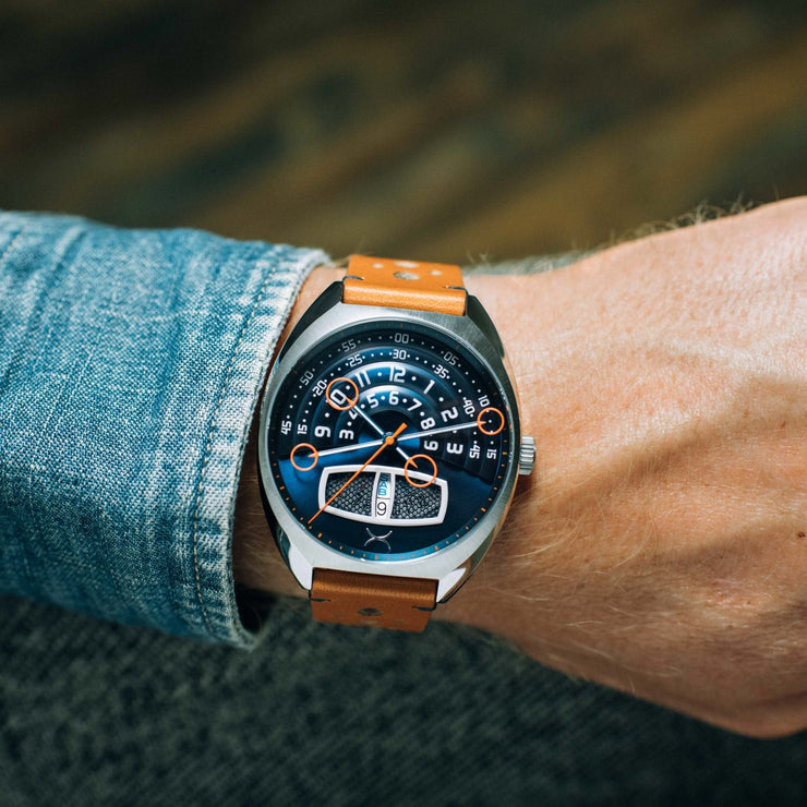 Xeric Types Xeric Halograph III Automatic Blue Tan | Xeric.com – Watches.com