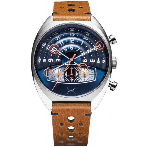 Xeric Halograph III Chrono Blue Tan | Xeric.com – Watches.com