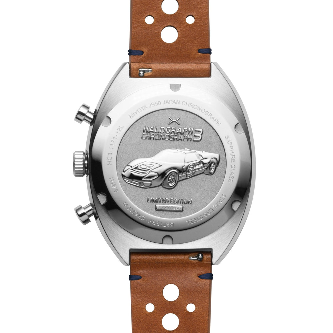 Xeric Halograph III Chrono Blue Tan | Xeric.com – Watches.com