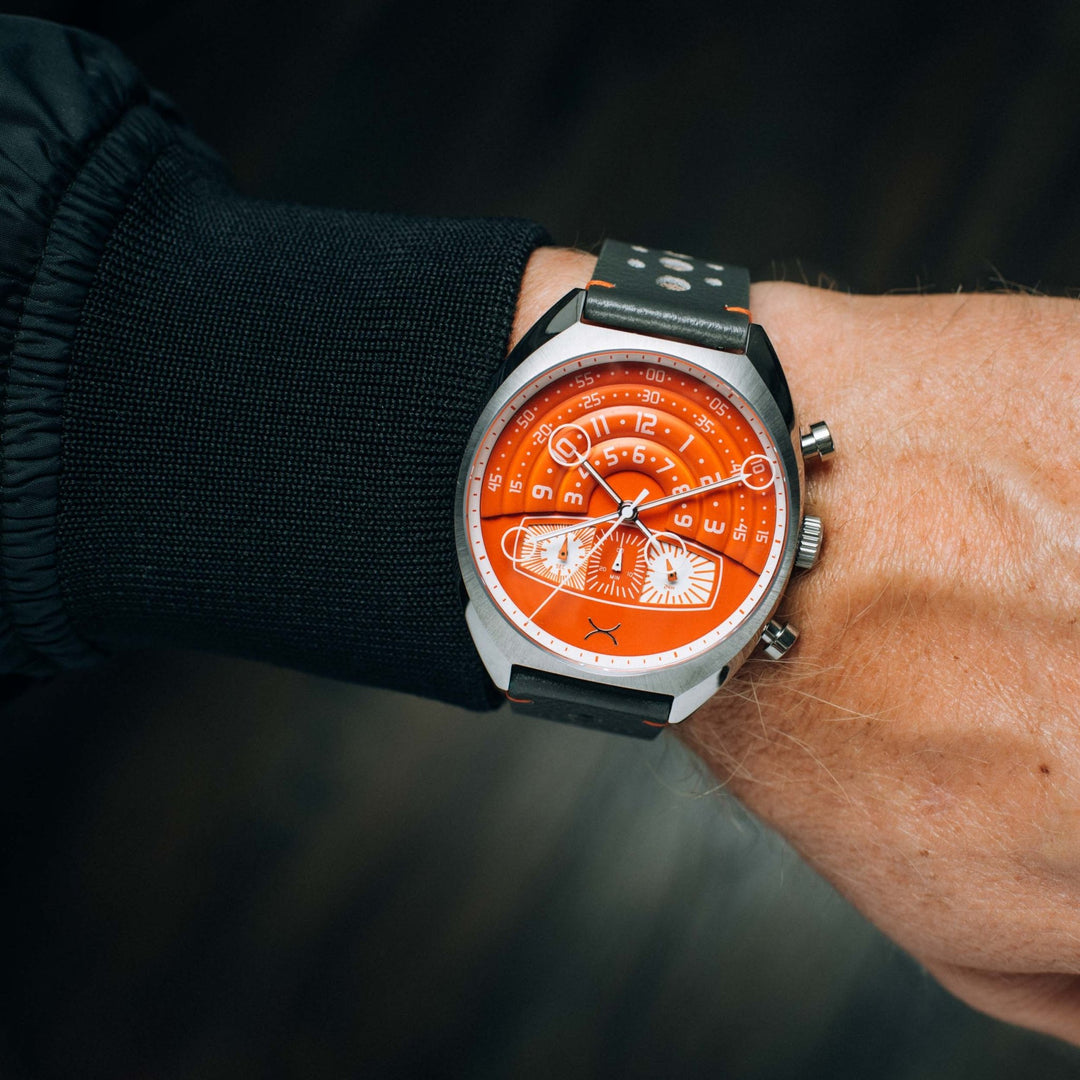 Xeric Halograph III Chrono Racing Orange | Xeric.com – Watches.com