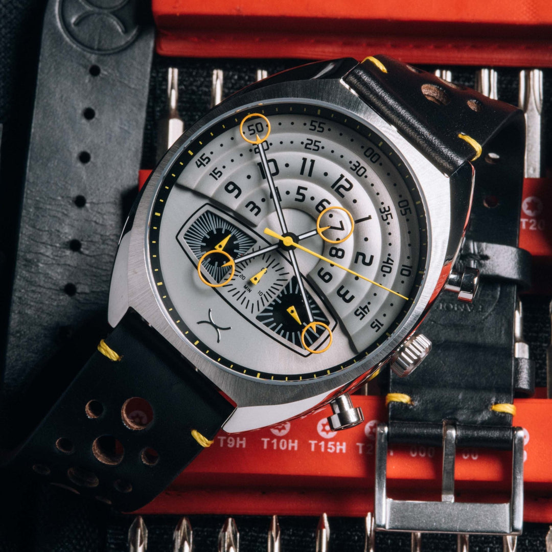 Xeric Halograph III Chrono Steel Black | Xeric.com – Watches.com