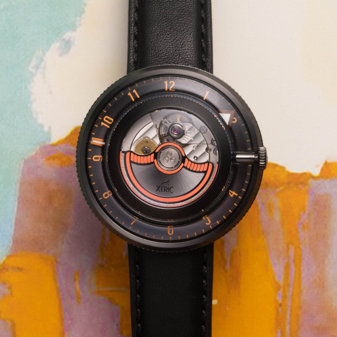 Xeric Invertor Automatic Gunmetal Orange Limited Edition | Watches.com