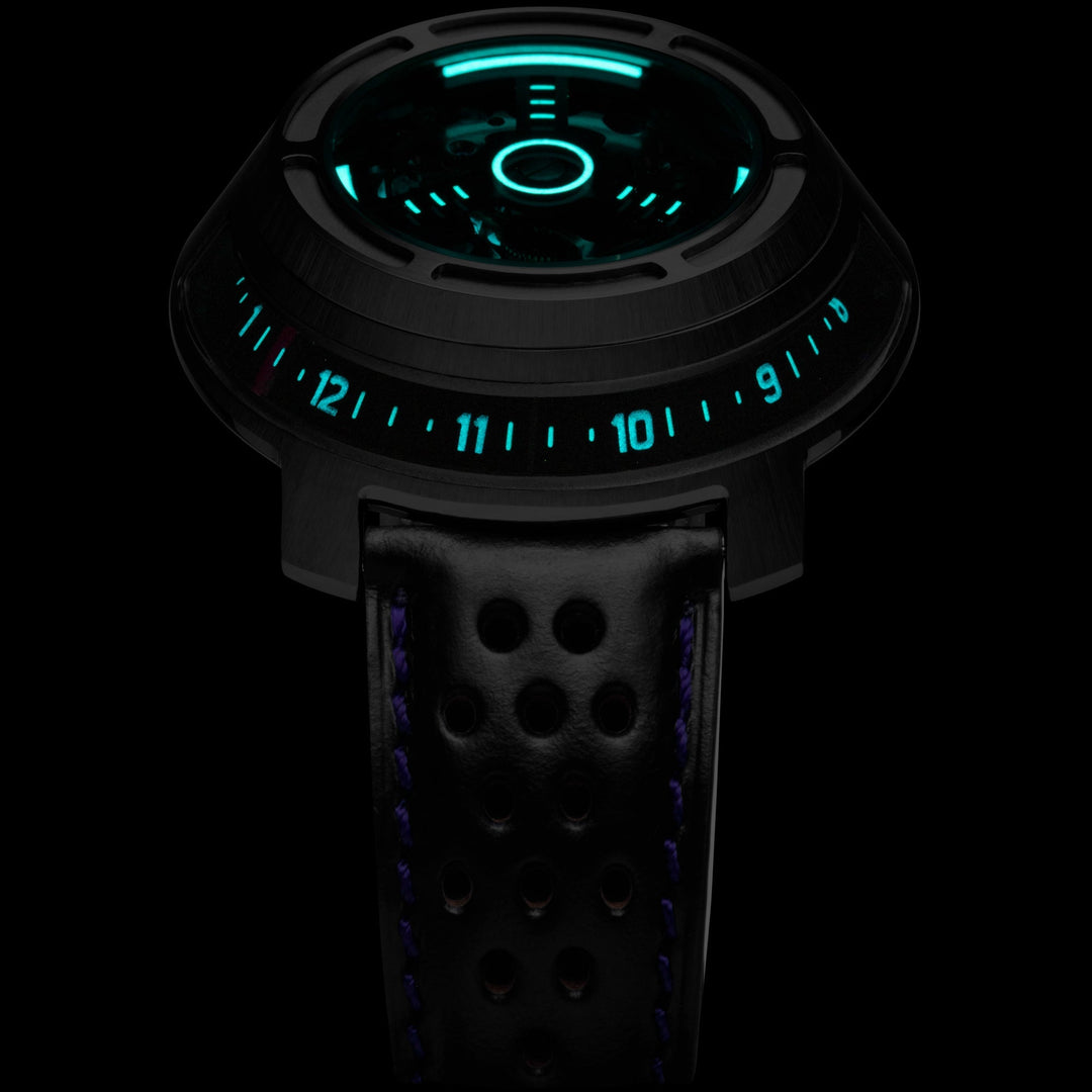 Xeric Invertor II Automatic Gunmetal Purple | Watches.com