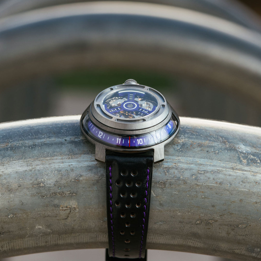Xeric Invertor II Automatic Gunmetal Purple | Watches.com