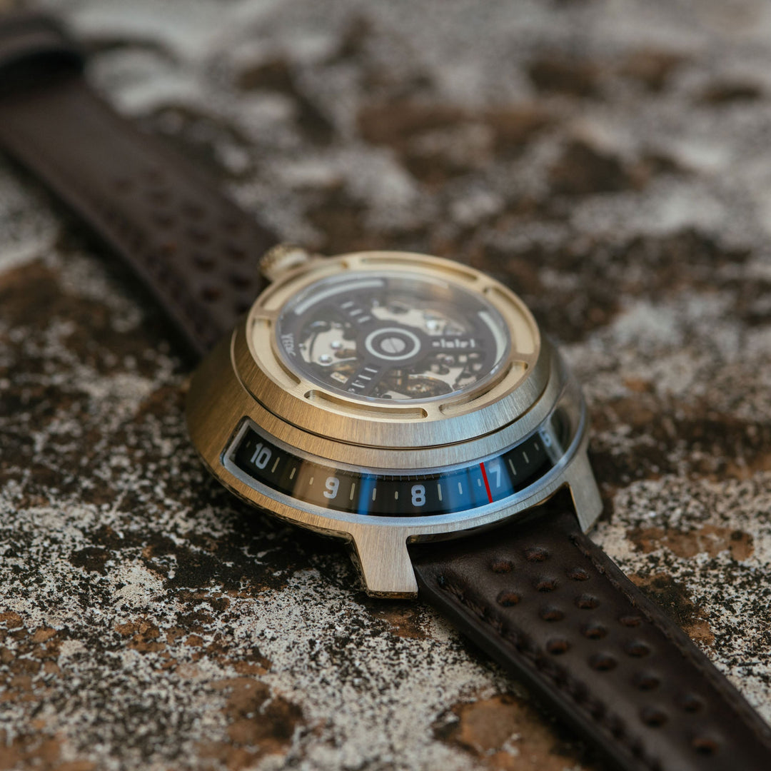 虜 2nd edition Xeric Invertor II Automatic Khaki Coffee | Watches.com