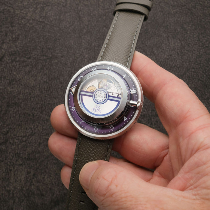 Xeric Invertor+ Automatic Deep Purple Limited Edition angled shot picture