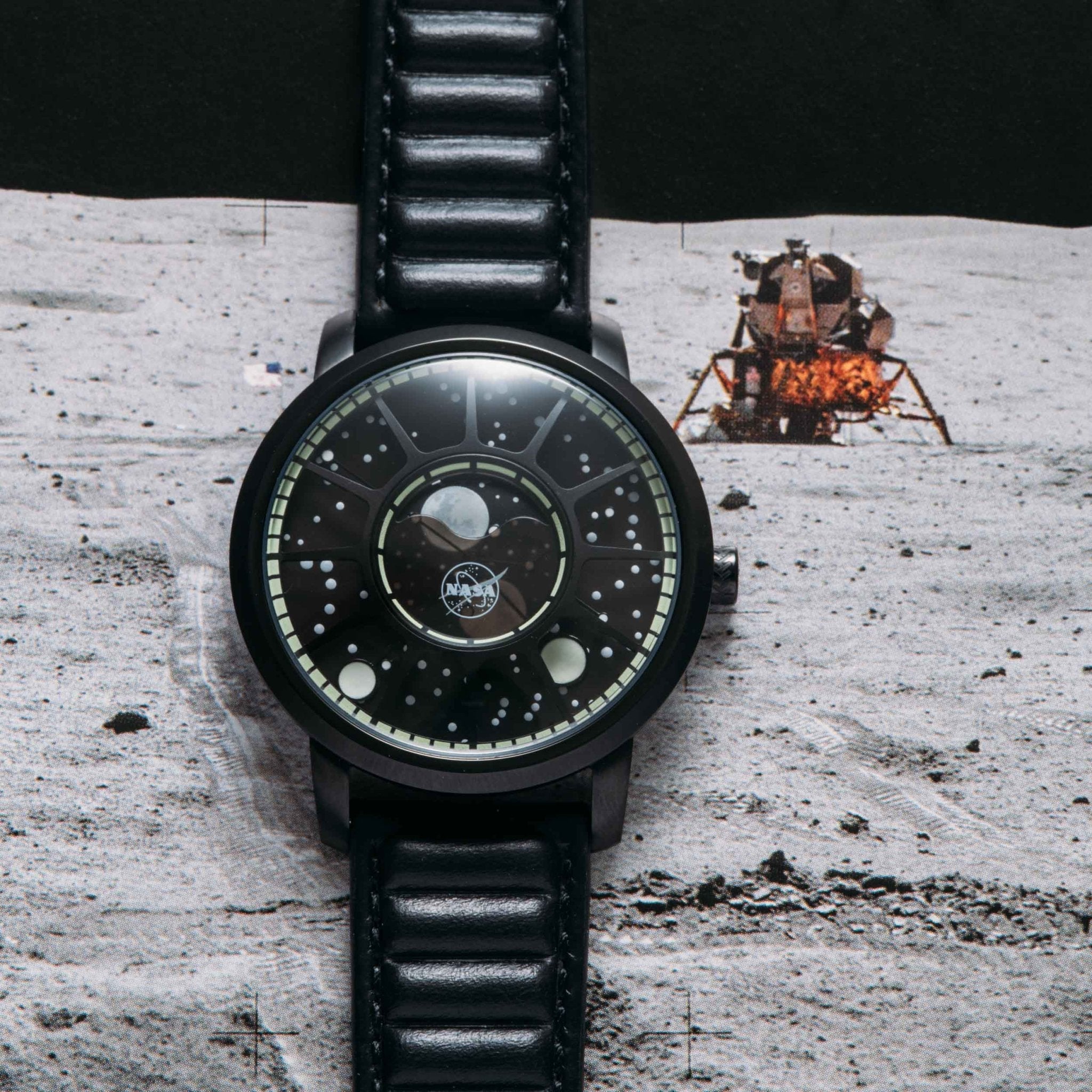 Xeric NASA Apollo 15 American Moonphase Black Hole | Watches.com