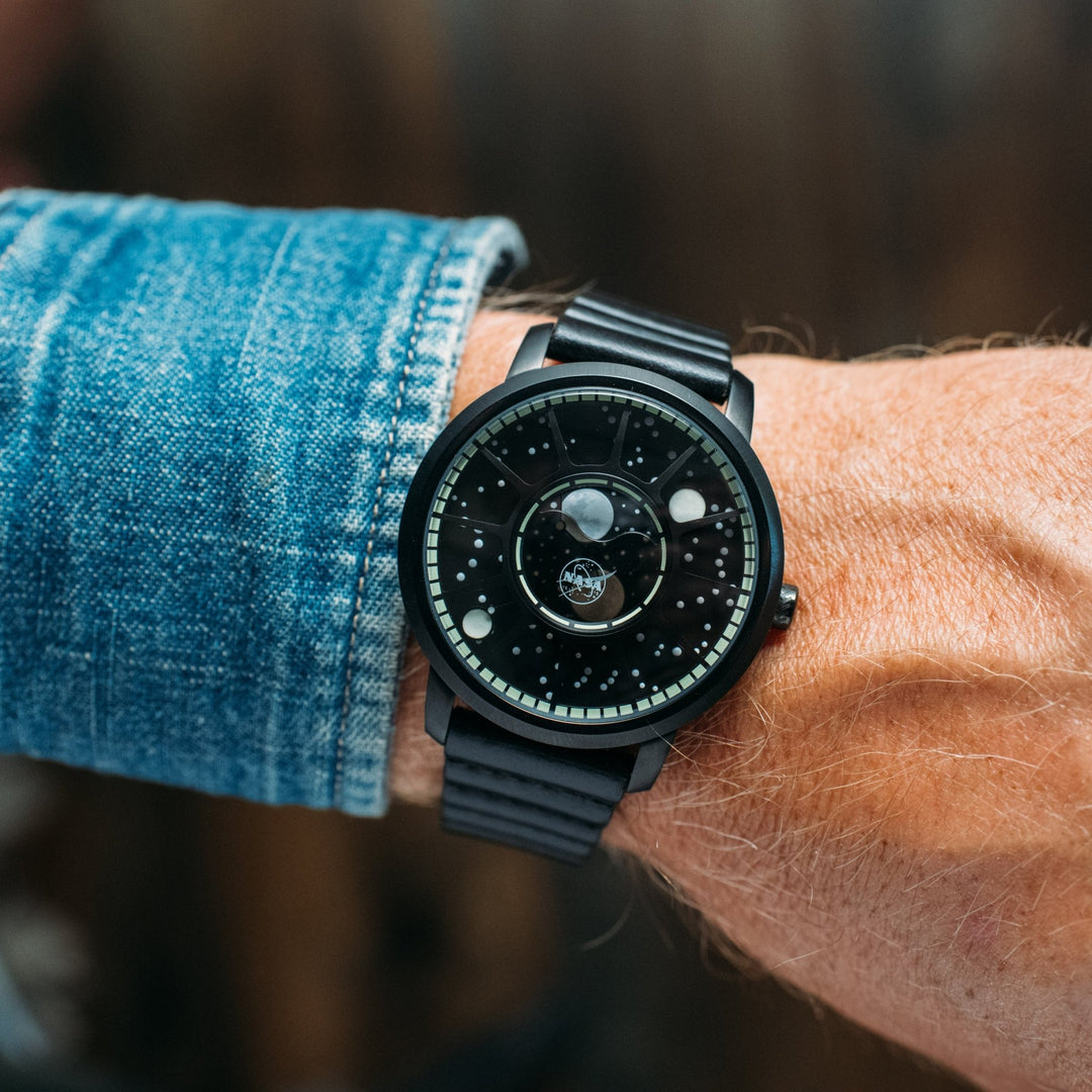 Xeric NASA Apollo 15 American Moonphase Black Hole | Watches.com