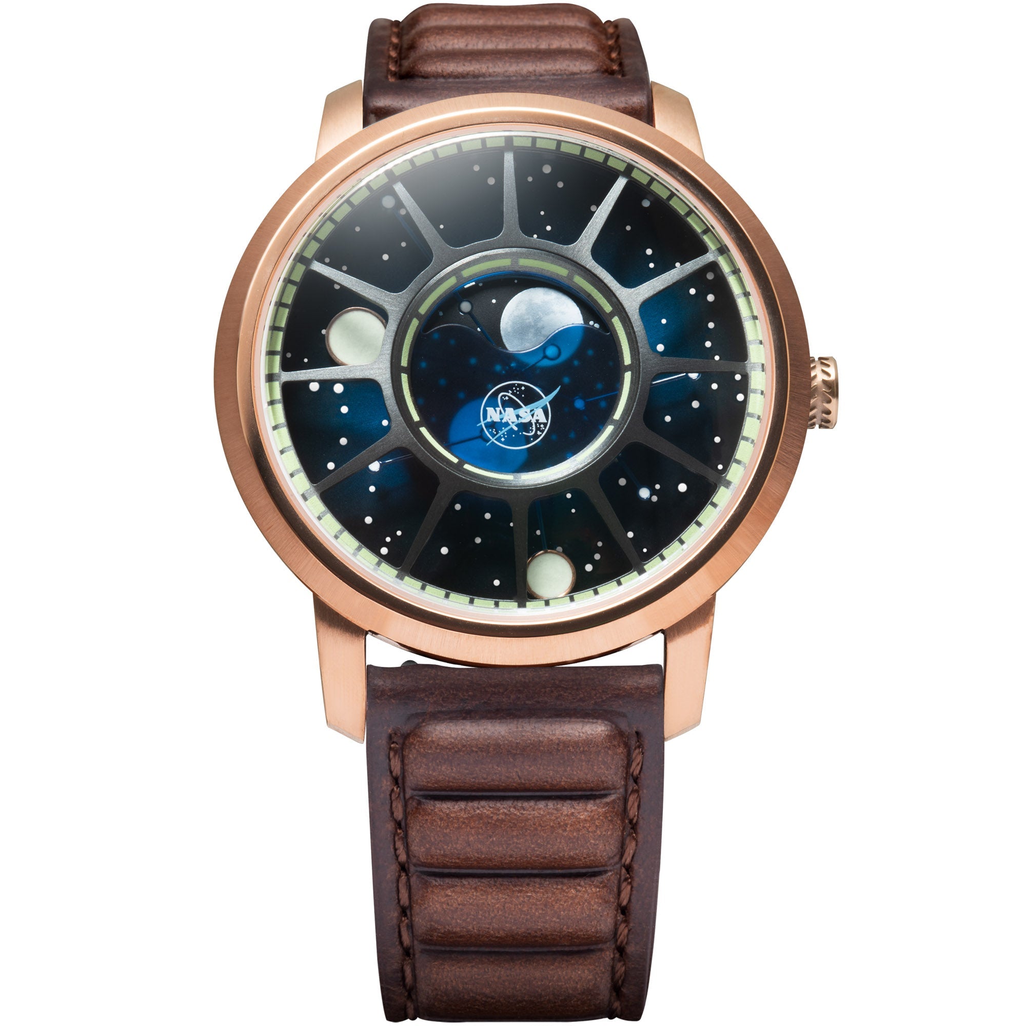 Xeric NASA Apollo 15 American Moonphase Helix Nebula | Watches.com