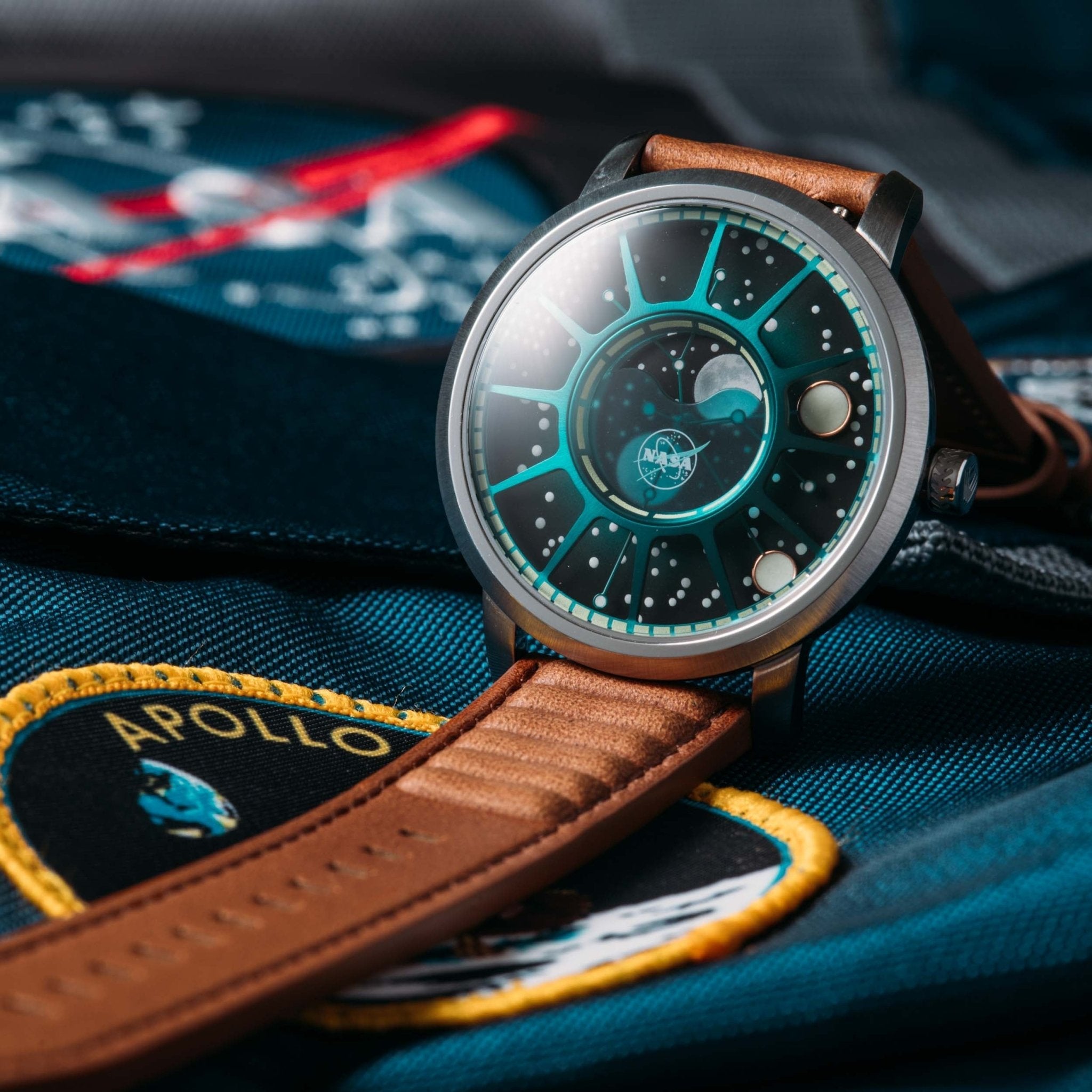 Xeric NASA Apollo 15 American Moonphase Quasar | Watches.com