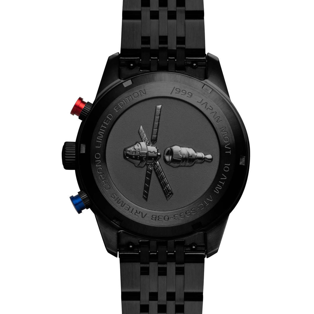 チサメ サヤ】 Zenshin Chrono Salmon Dial Super Titanium Bracelet CA4610-85Z