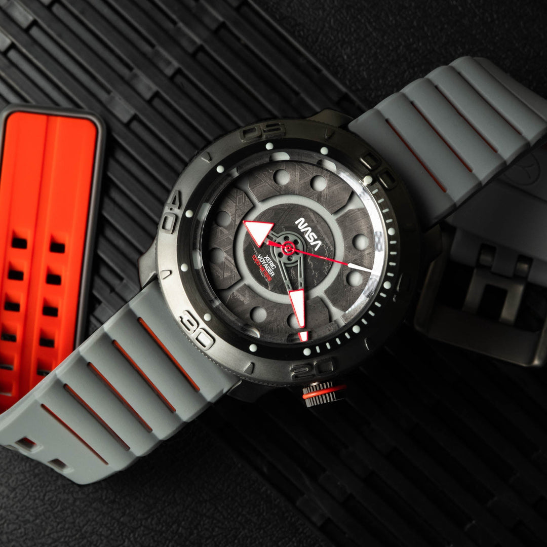 Xeric NASA Voyager Automatic 1000m Diver Meteorite | Watches.com