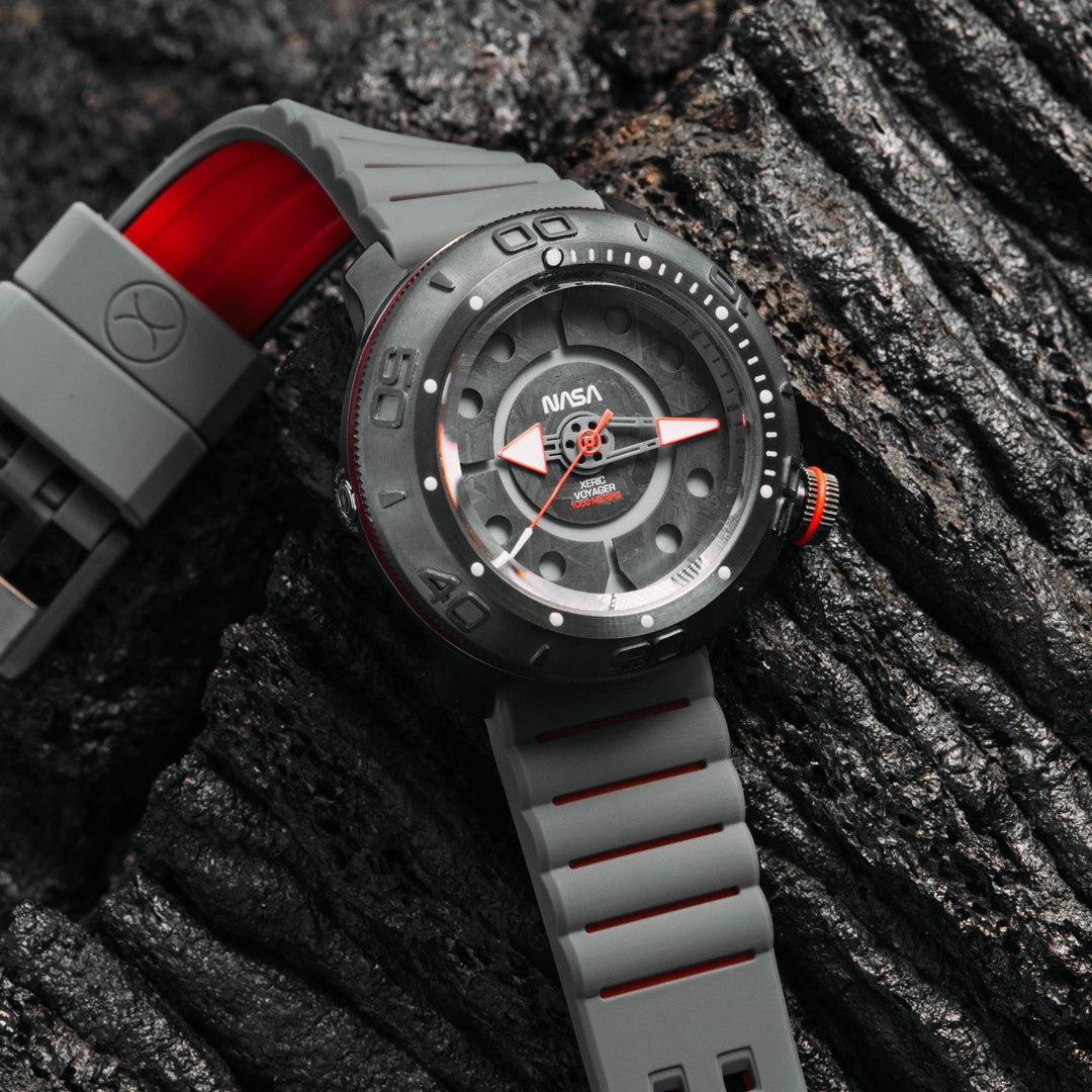 Xeric NASA Voyager Automatic 1000m Diver Meteorite | Watches.com