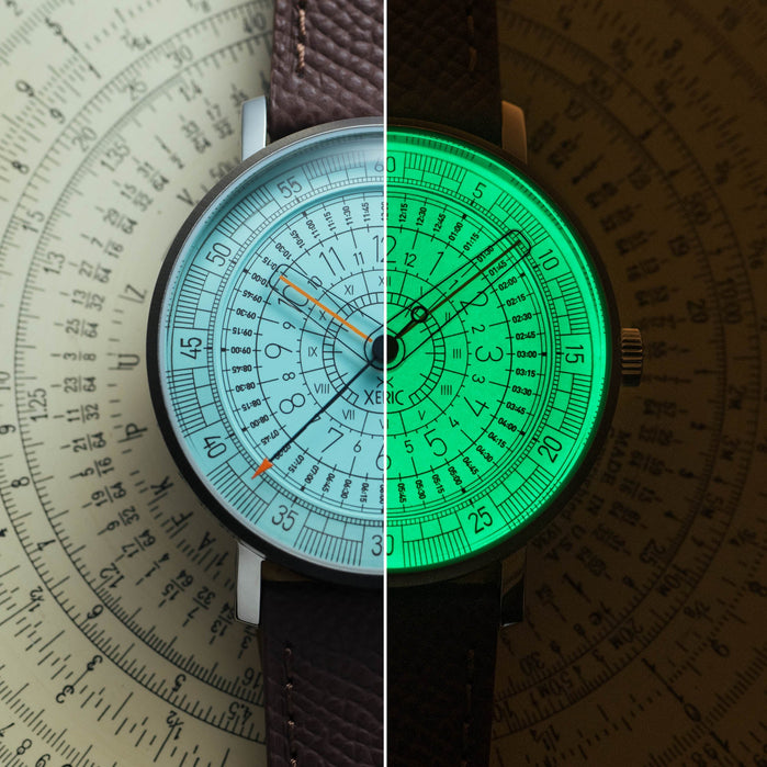 Xeric Omnigraph Automatic Cool Mint Limited Edition angled shot picture
