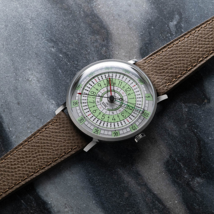 Xeric Omnigraph Automatic Spearmint Limited Edition angled shot picture