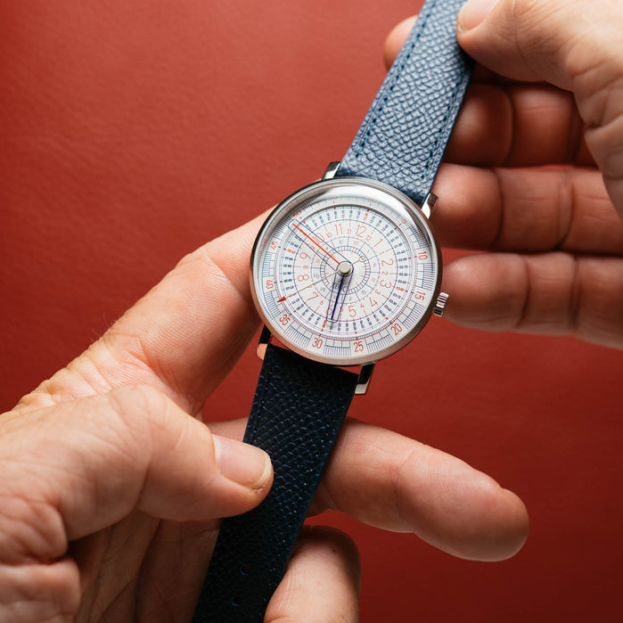 Xeric Omnigraph Automatic White Limited Edition angled shot picture