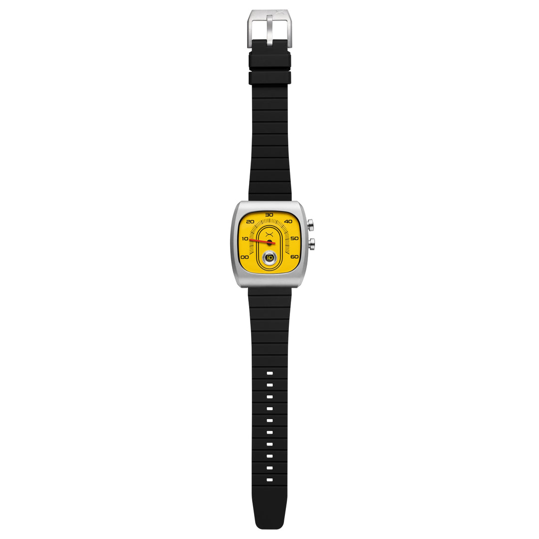 Xeric Retroscope Jump Hour Caution Yellow | Watches.com