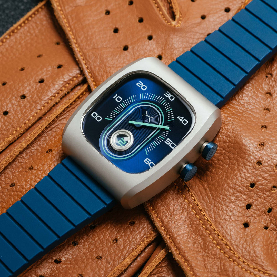 Retroscope Jump Hour Navy | Xeric.com – Watches.com