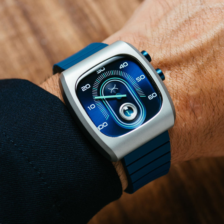 シェリコ♡ Retroscope Jump Hour Navy | Xeric.com – Watches.com