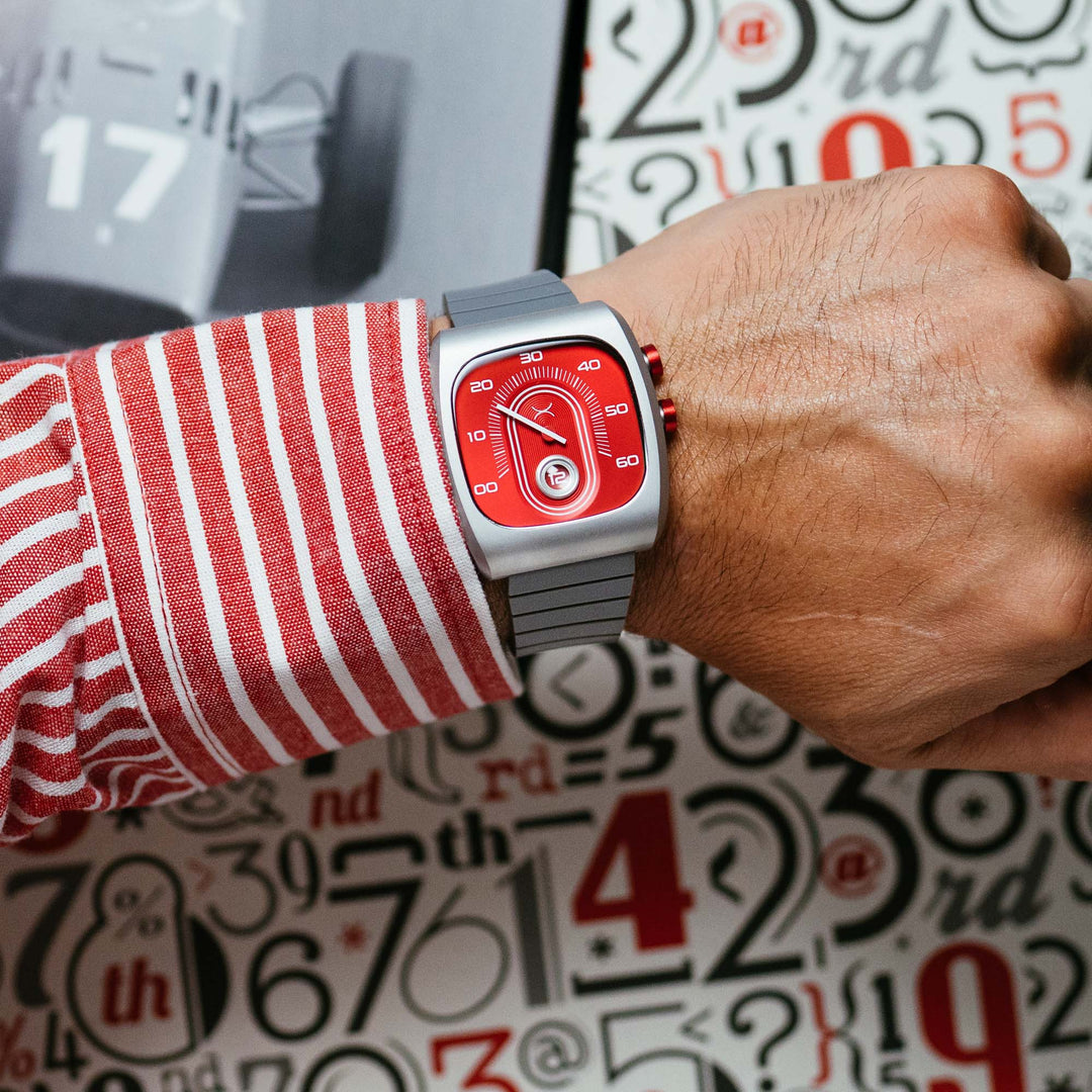Retroscope Jump Hour Red | Xeric.com – Watches.com