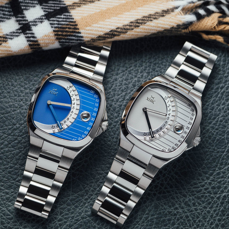 Timeline Retrograde Automatic Blue | Xeric.com – Watches.com